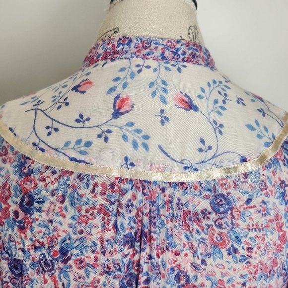 PHOOL Gauze Cotton Floral Maxi Dress - Picture 7 of 14